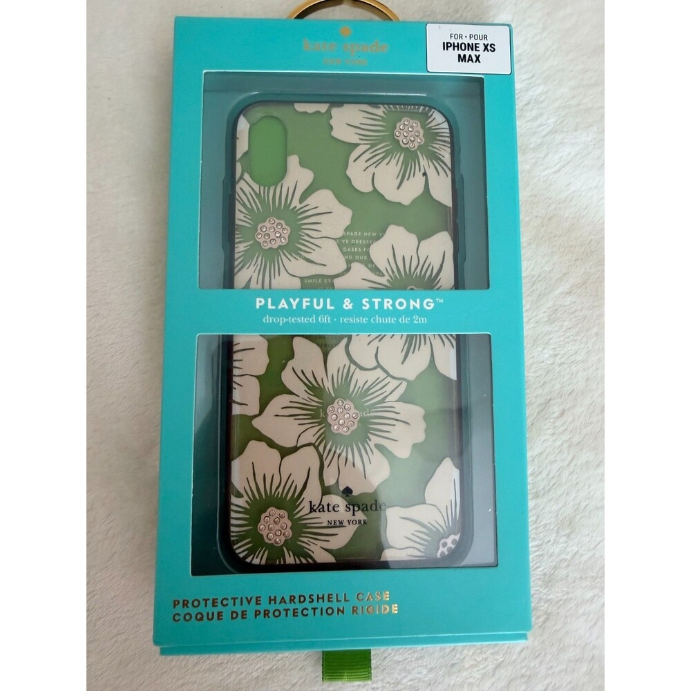 Kate Spade iPhone XS Max Case Floral Protective Used - Picture 2 of 7